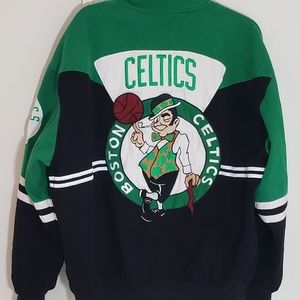 Vintage Boston Celtics Jacket NBA Lucky Leprechaun